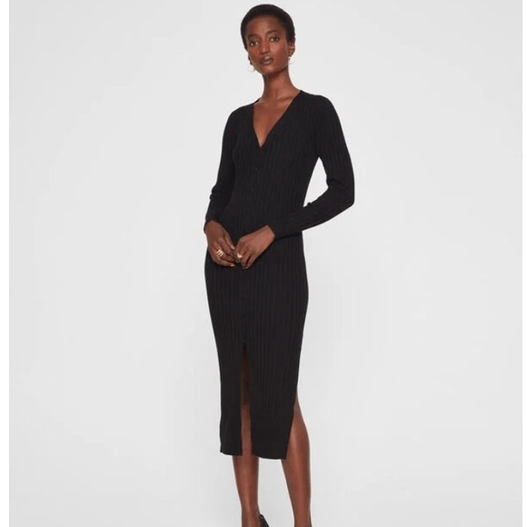 Club Monaco | Dresses | Club Monaco Ribbed Cardigan Dress